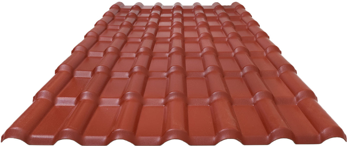 ASA uPVC Tile Sheet 2mm Thick 7 Feet Length 3.5 Feet Width Roofing Tiles Roofing Sheet (1pc)