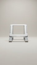 Modular Laptop Stand Frosted Silver
